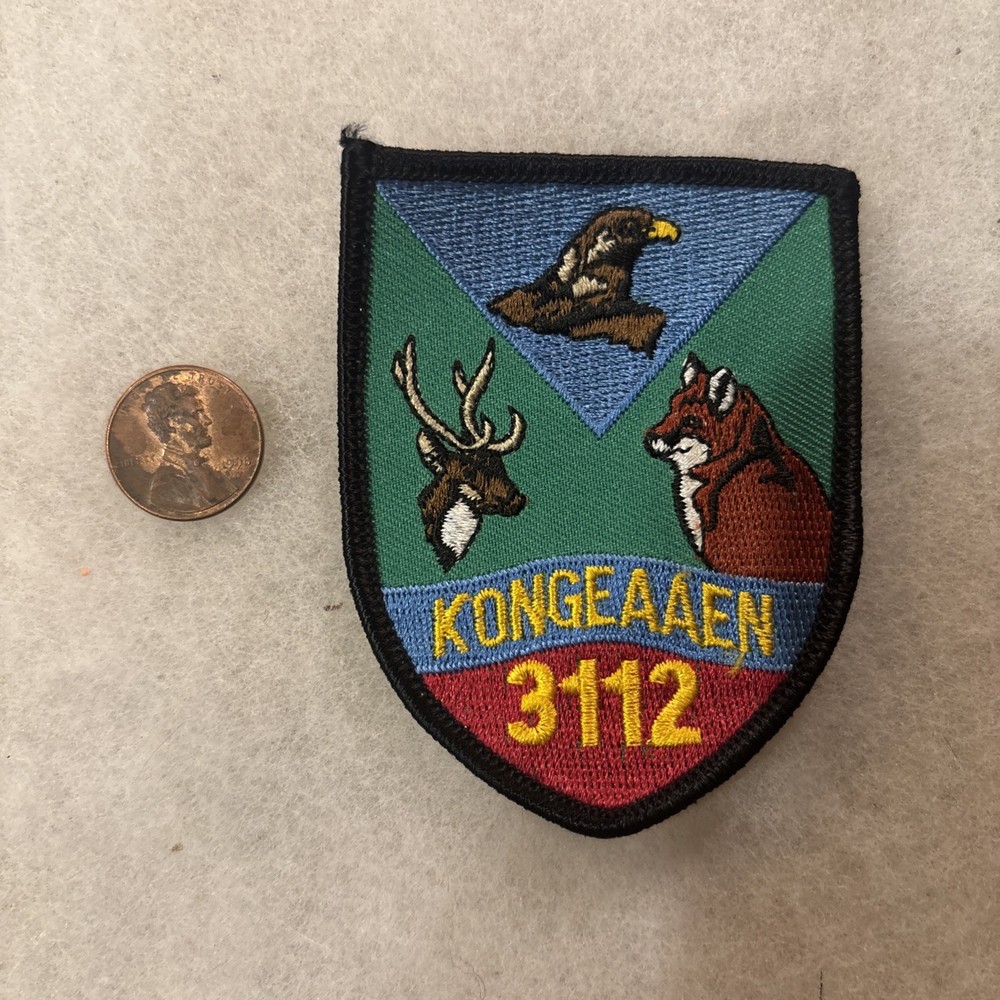 DENMARK DANISH Scouting Badge Kongeaaen 3112PATCH