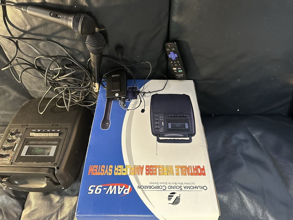 Paw 95 Portable Wireless Amplifier System In Great Shape
