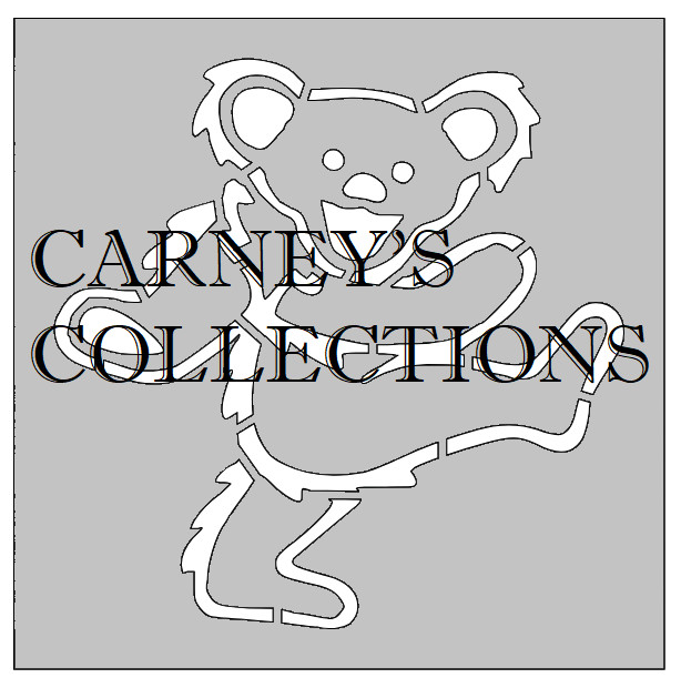 6"x6" Plastic Stencil, Grateful Dead Dancing Bear 2 (SA1363)*****