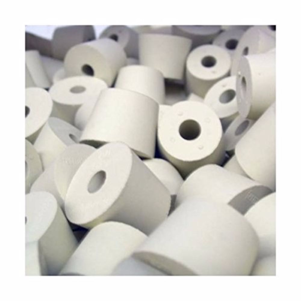 Rubber Stopper- Size 13- Drilled
