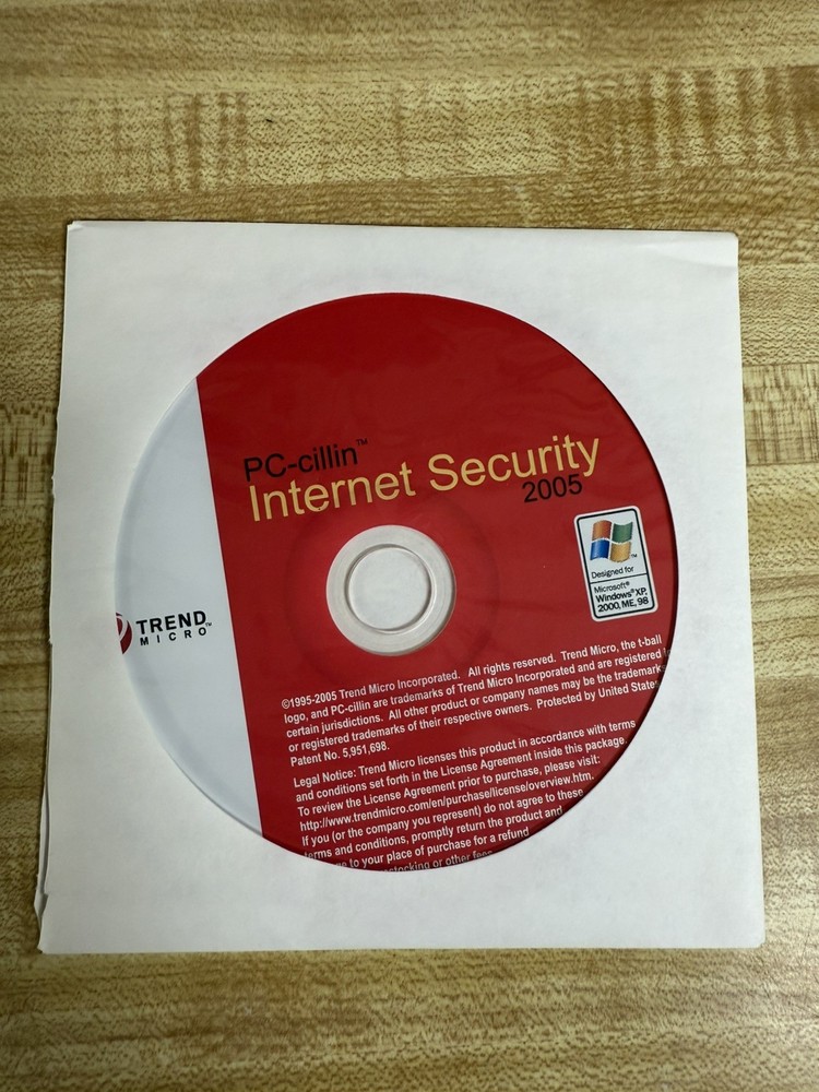 Trend Micro PC-cillin Internet Security 14 Software 2005 Disc Quick Start Guide