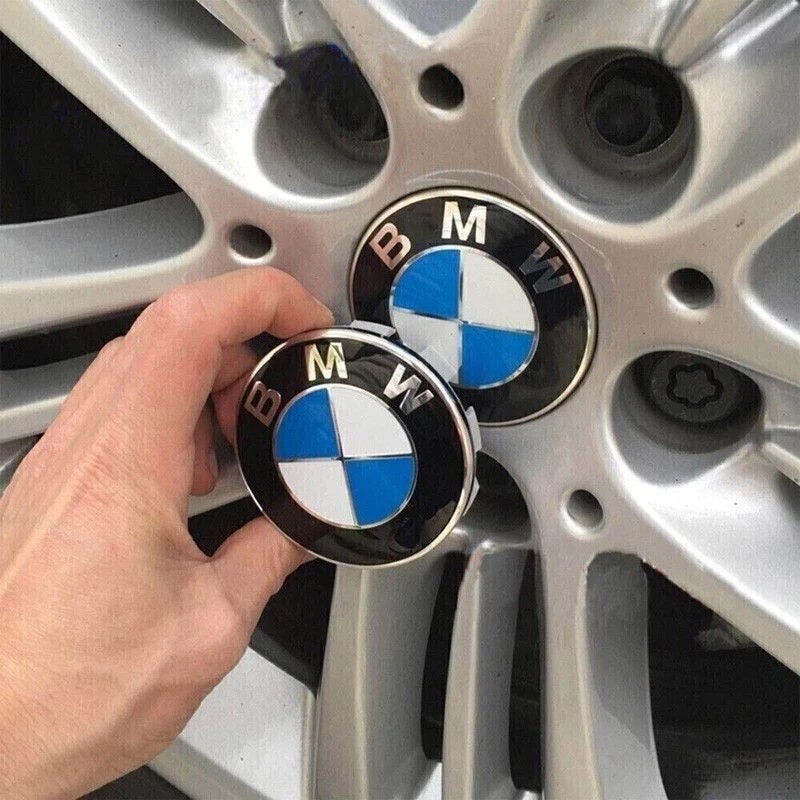 4PCS Genuine For BMW Wheel Center Hub Caps Logo Badge Emblem Original 68mm