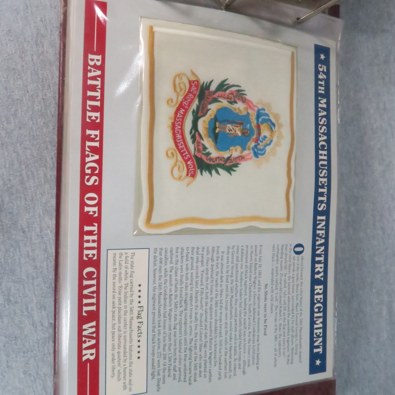 Willabee & Ward Battle Flags of the Civil War Patches in Collection Album