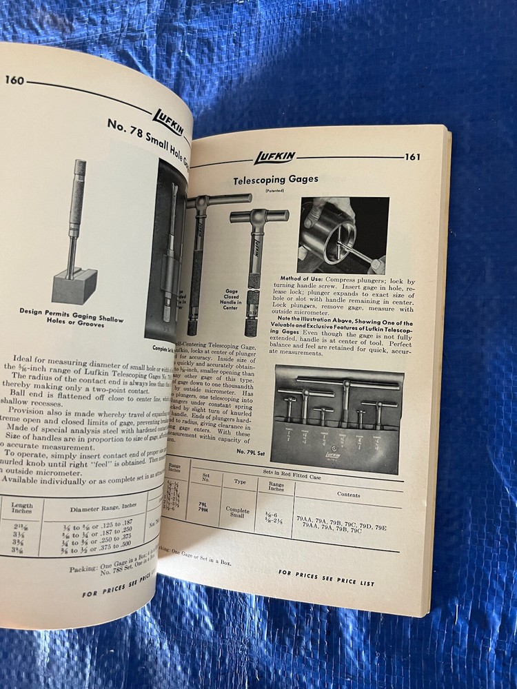1960’s Lufkin Precision Tools Catalog No. 9