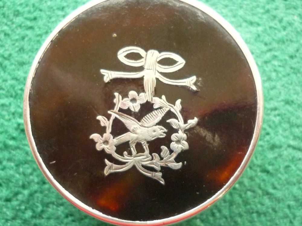 Antique Silver Pill/Patch Box Hallmarked Birmingham