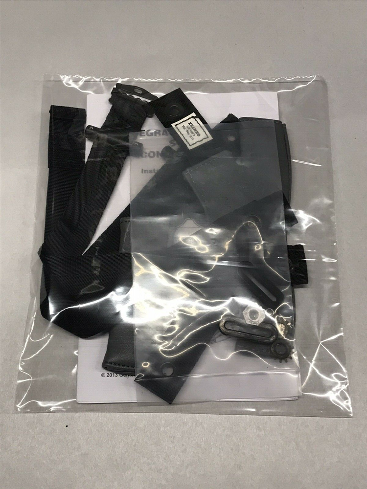 GENTEX Integrated Chin / Nape Strap Conversion / Modification Kit Gray USGI