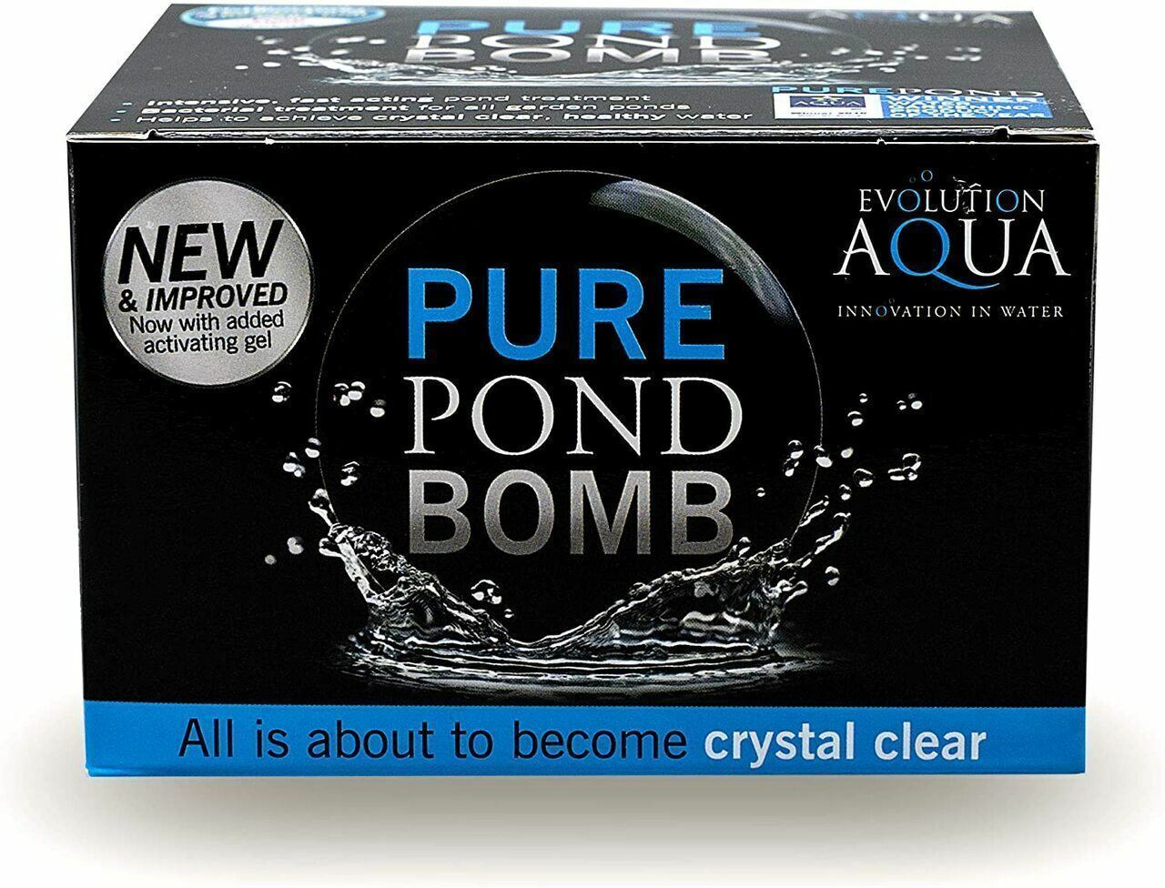 3 Pack Evolution Aqua Pure Pond Bomb Water Clarity Pond Bomb Gel Ball