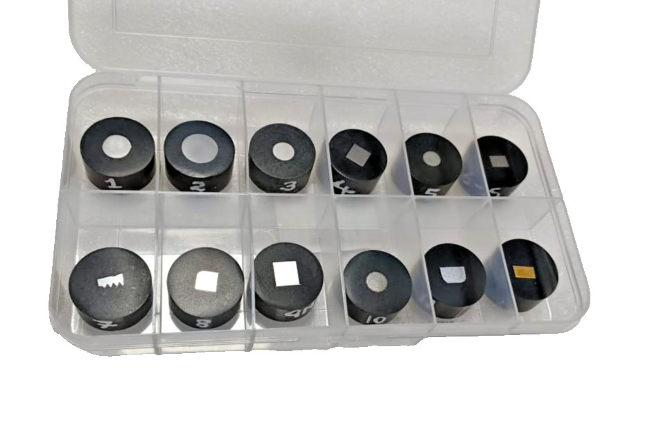 Metallurgical Microstructure Samples Set of 12 – Microscope Reference