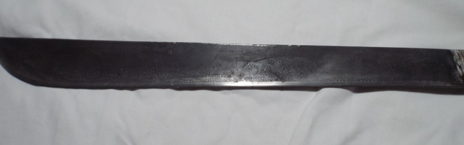 WWII British MARTINDALE ALLIGATOR LOGO 1945 Machete in USMC Canvas Scabbard