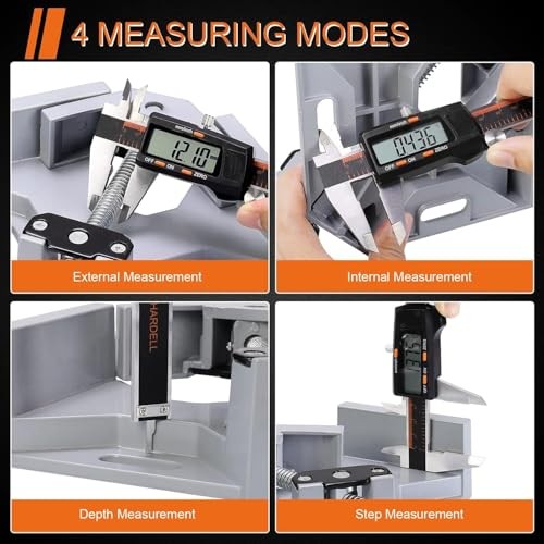 Digital Caliper with Large LCD Screen, Calipers Measuring Tool with 6 Inch