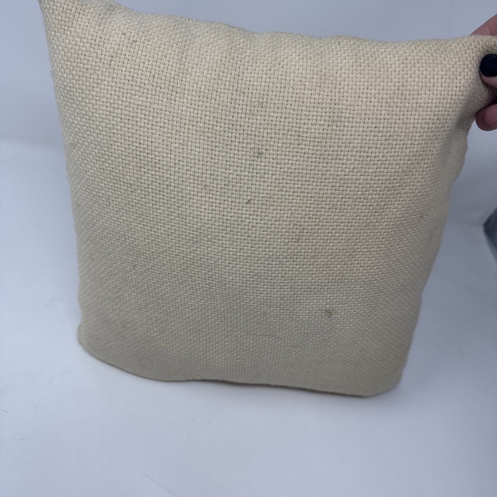 VINTAGE NEEDLEPOINT PILLOW HANDMADE
