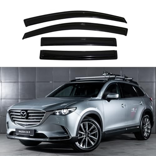 Original 4pcs Vent Window Wind Deflector Compatible For Mazda CX9 2007-2015