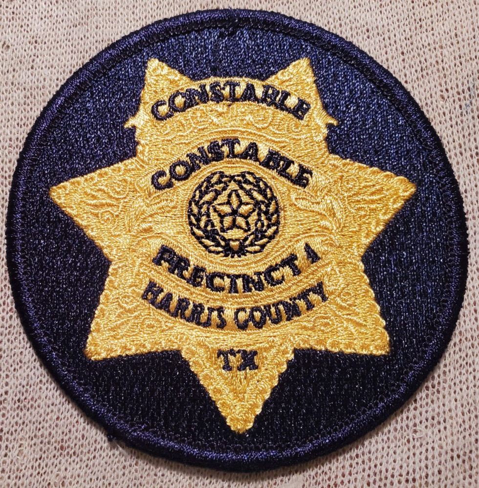 TX Harris County Texas Pct. 4 Constable Patch (3In Diameter)