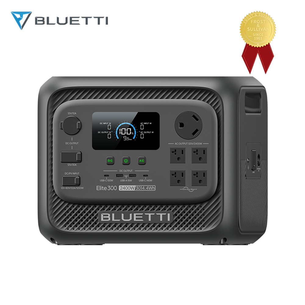 BLUETTI Elite 300 2400W 3014.4Wh Portable Power Station LiFePO4 for RVs Travel