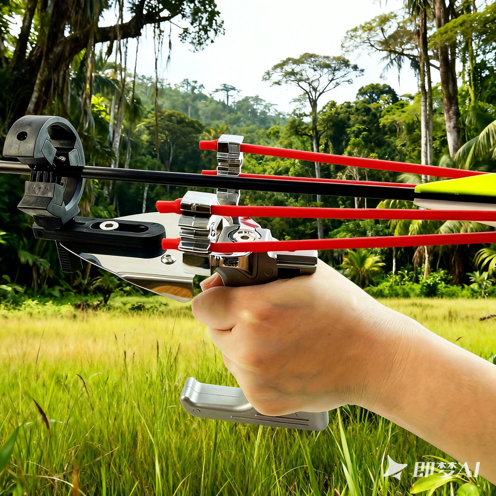 Multi-Function Survival Slingshot Arrow Launcher Backyard Target Practice