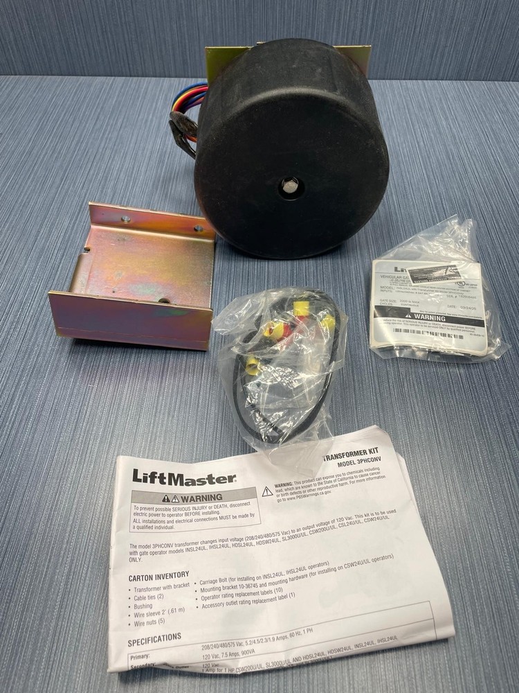LiftMaster 3-Phase Conversion Kit 3PHCONV Transformer Chamberlain 204A0282