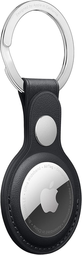 APPLE AIRTAG LEATHER KEY RING - MIDNIGHT