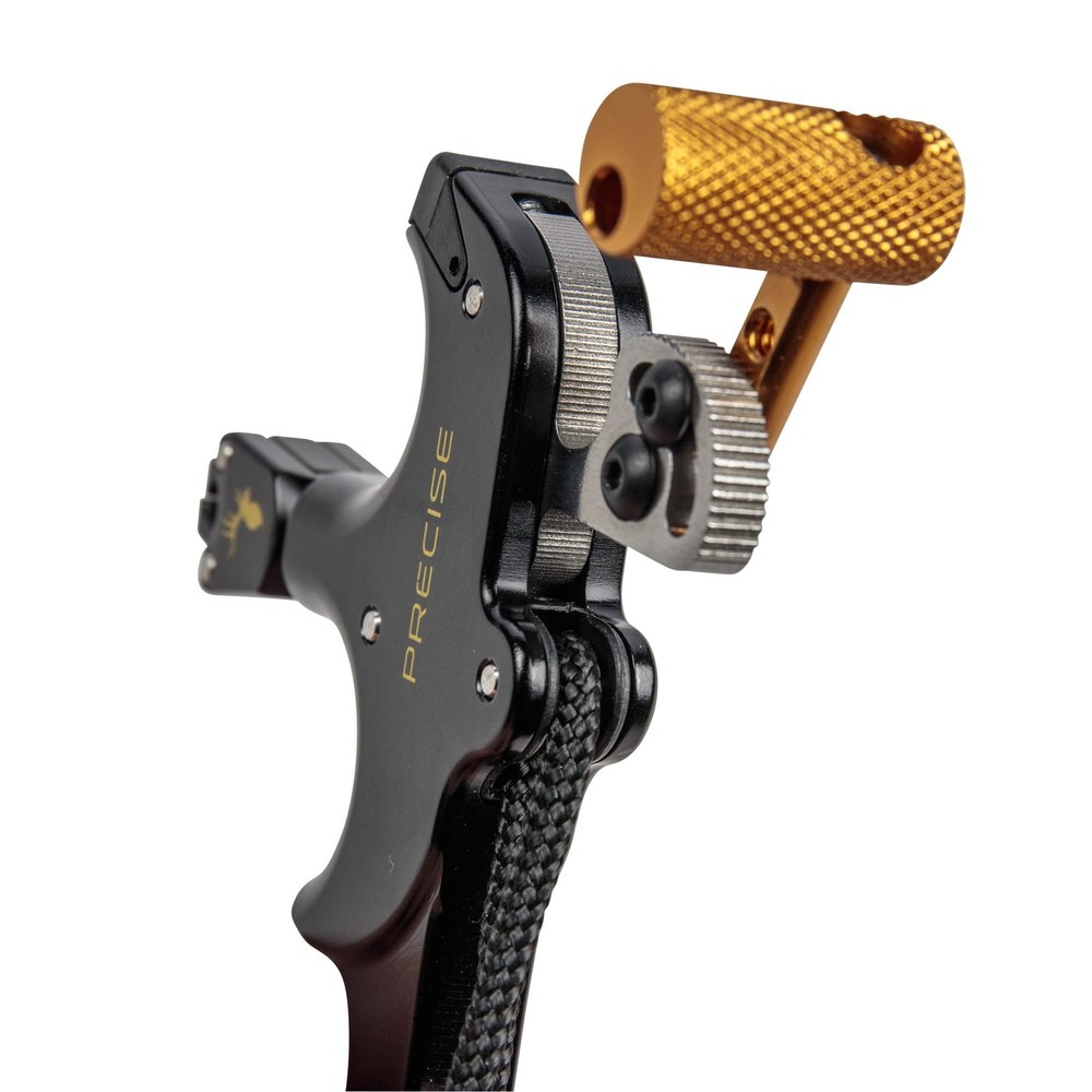 Trophy Ridge Precise Bow Release 4-Finger T Handle Includes Sling Rotating Calip