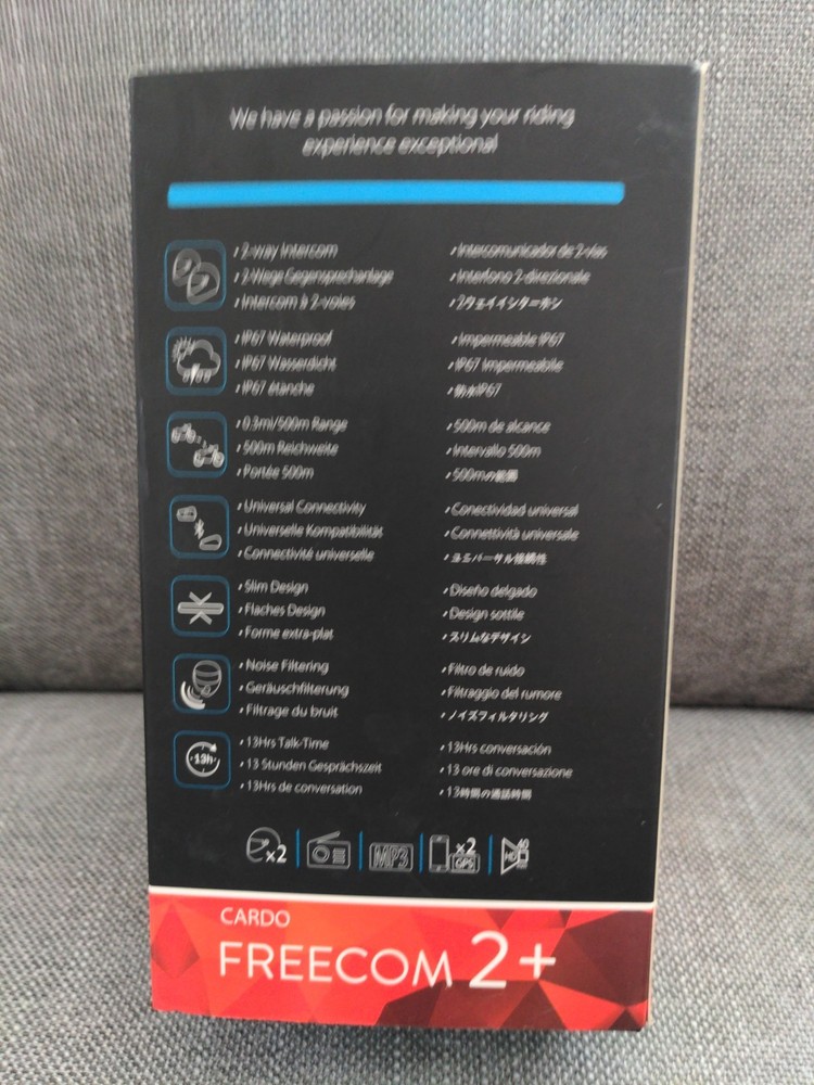 Cardo Freecom-2 Duo Bluetooth Communication System OPEN BOX!