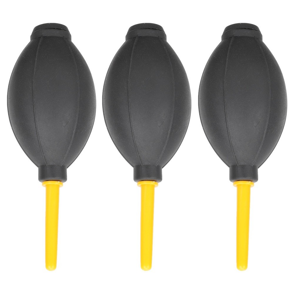3 Pcs Blower Duster Handheld Accessories Camera Bulb