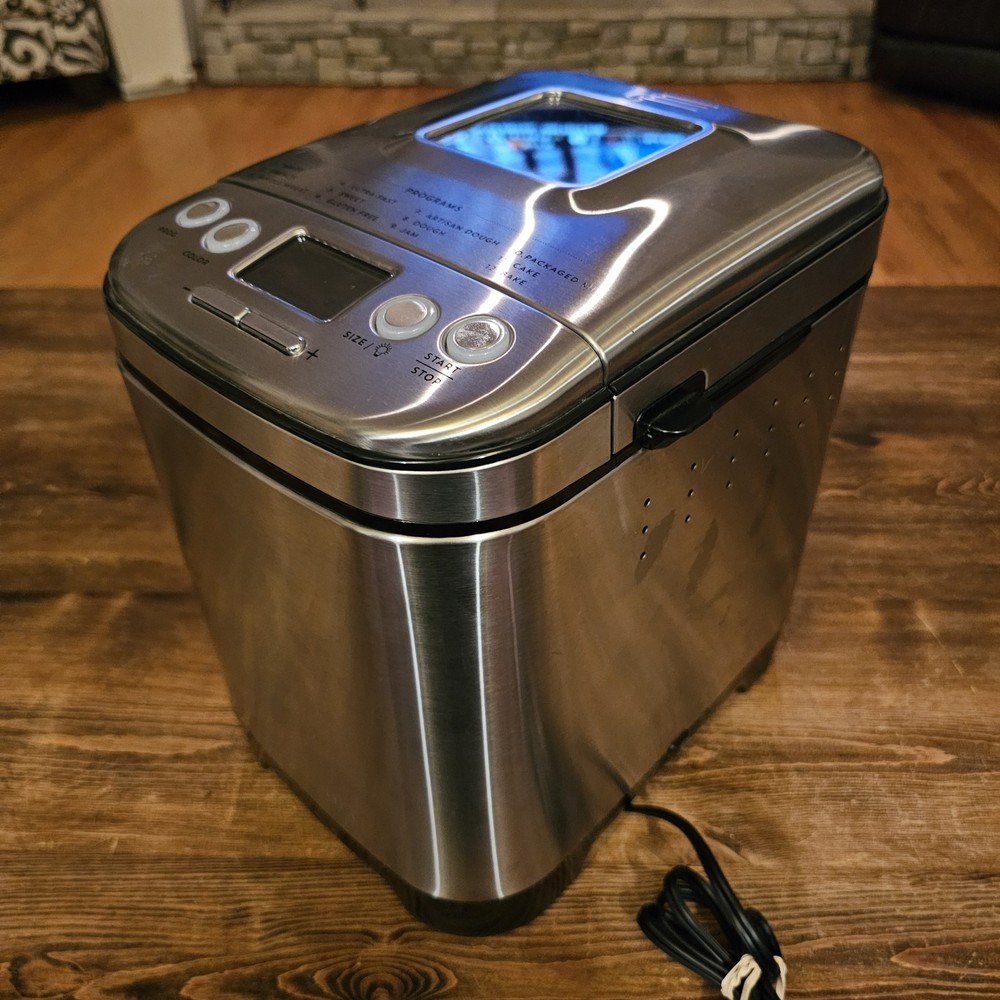 Cuisinart CBK-110 Automatic Bread Maker Stainless Steel Tested Clean Intertek