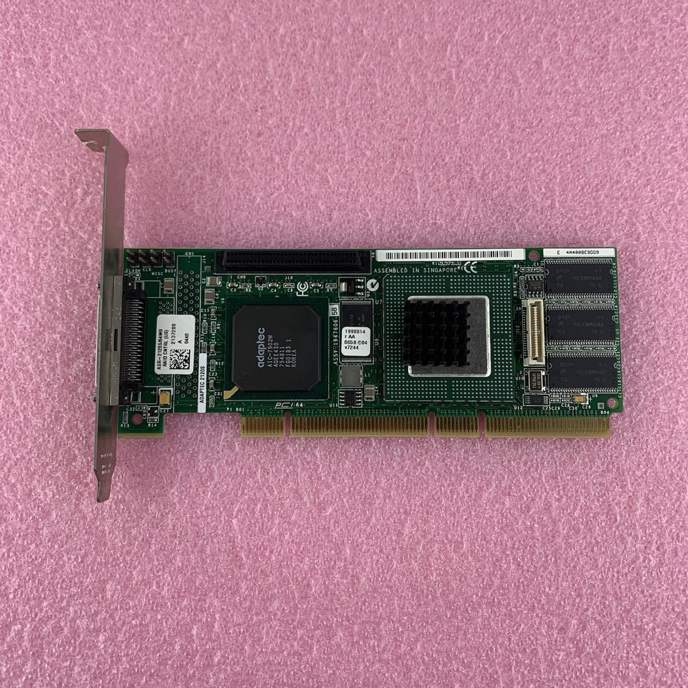 Adaptec ASR-2120S/64MB SCSI Raid Controller Card VB-3
