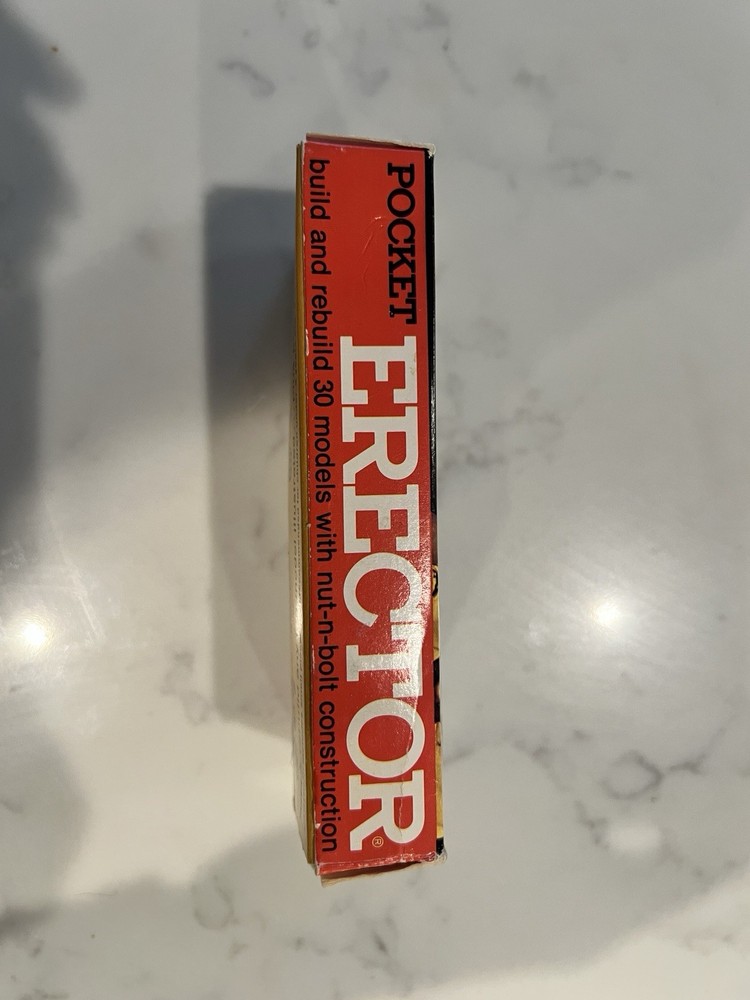Vintage 1973 Gilbert Pocket Erector Set Model Number 33100