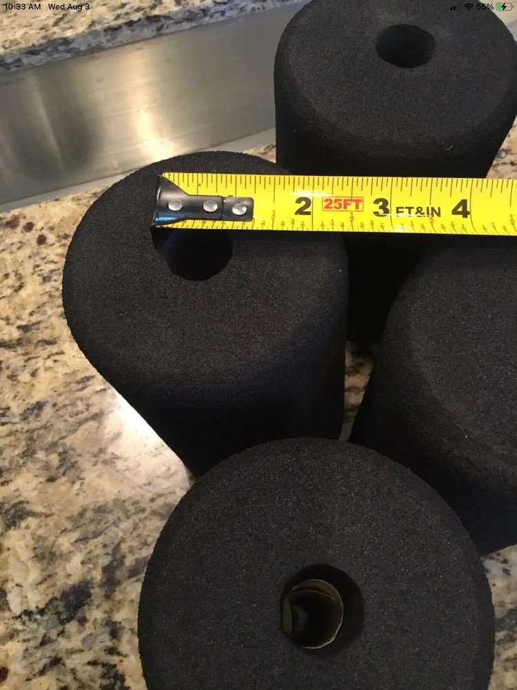 2 foam replacements for exercise equipment. 100 Available