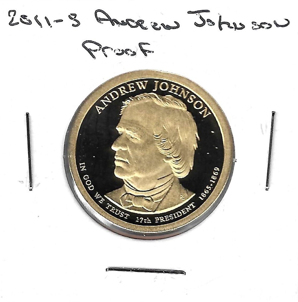 2011-S Andrew Johnson Presidential Dollar Proof