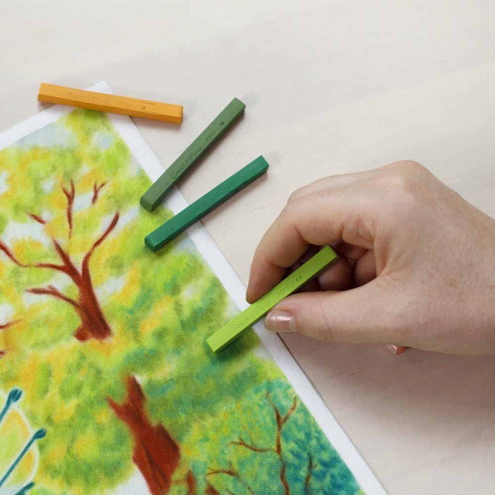 24 Count Assorted Colored Carrés Crayons Set