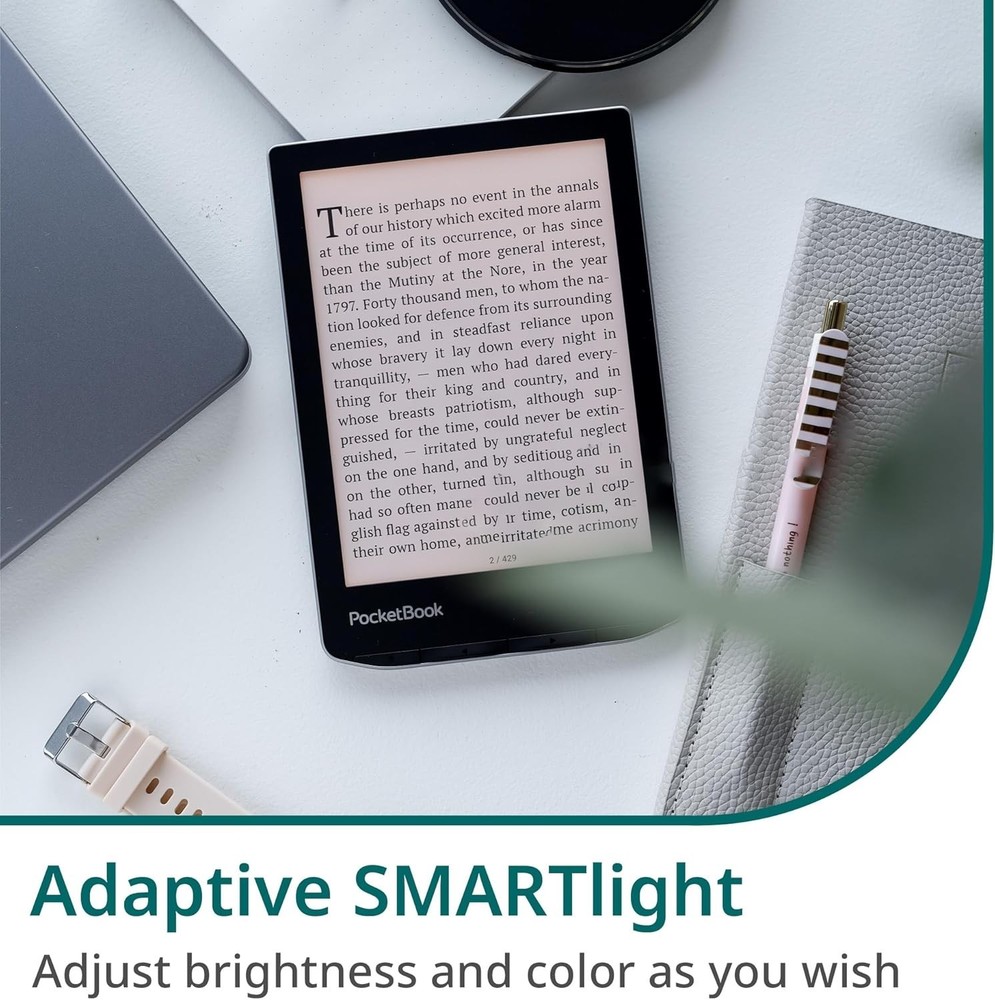 PocketBook Verse Pro E-Reader Waterproof, 6'' E-Ink Carta™ HD Touchscreen, RED