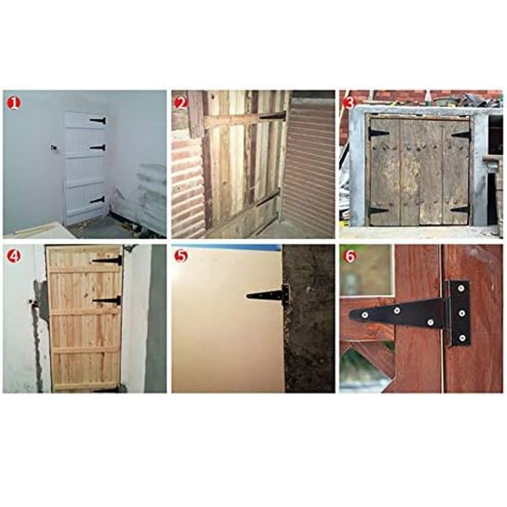 5Inch TStrap Hinges Perfect for Rustic For Barn and Modern Garden Doors