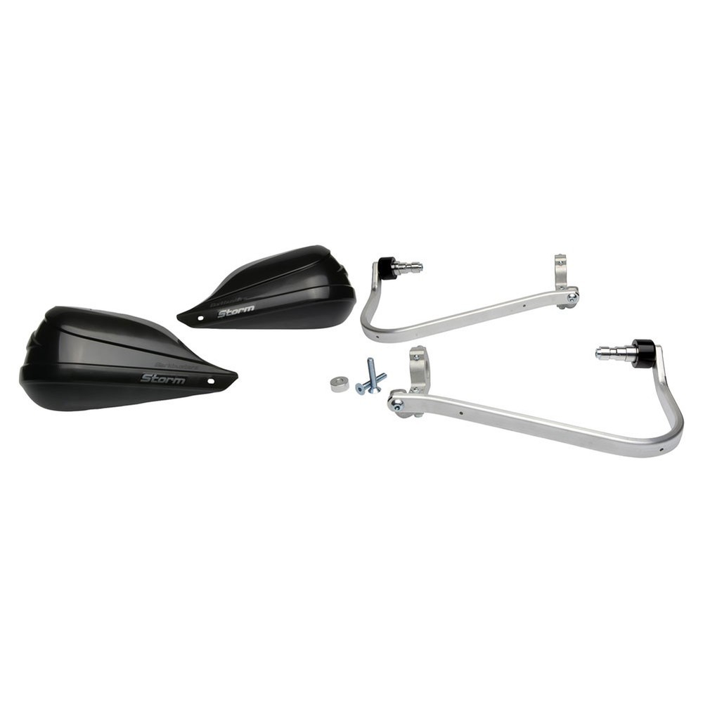 Barkbusters 2064360024 Storm Two Point Mounted Handguard Kit Black