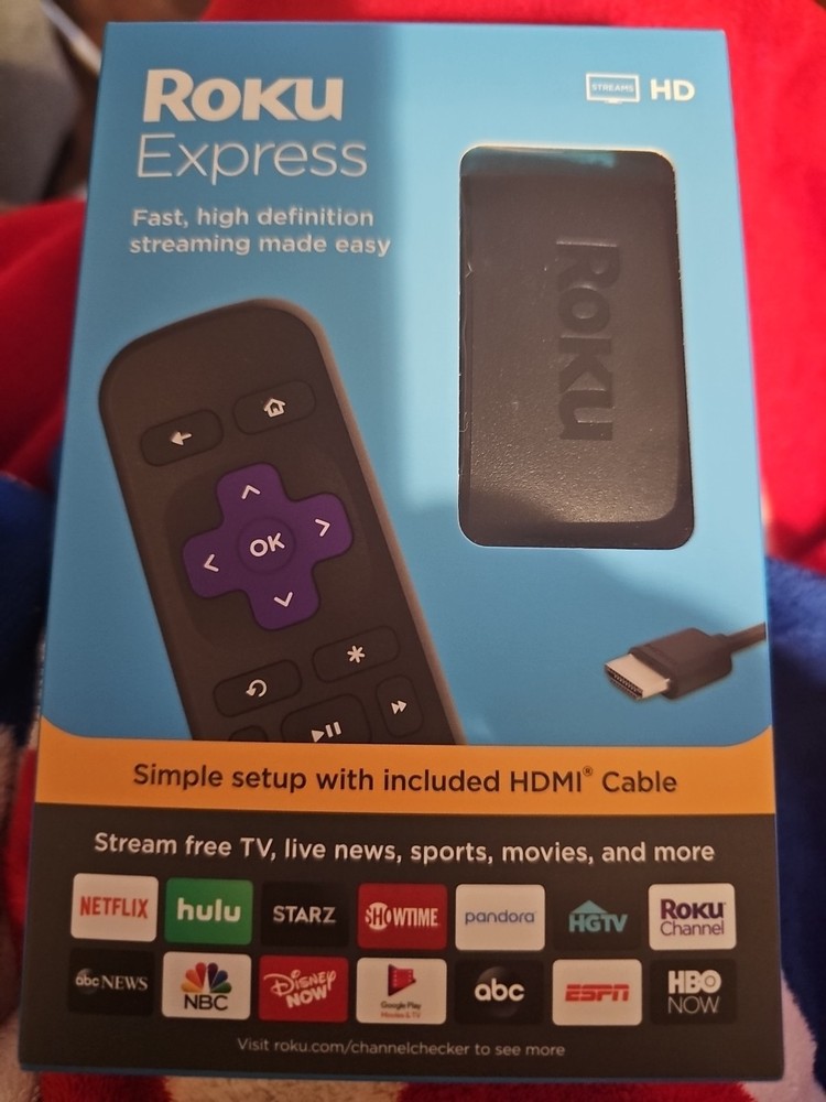 Roku Express HD Streaming Media Streamer - Black