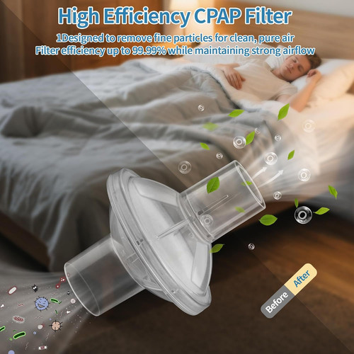 CPAP Filters - 3 PCS Universal Inline Filter for and BiPAP...