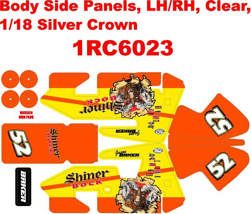 1RC SILVER CROWN WRAP SHINER BOCK  THEMED WRAP KIT