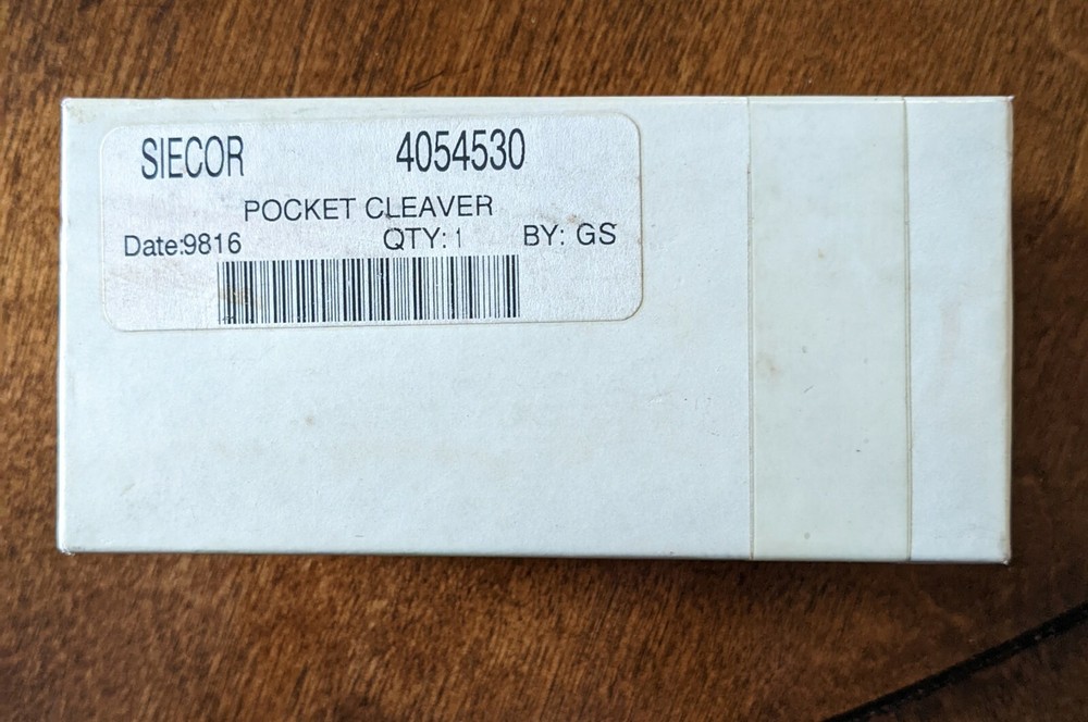 Siecor 4054530 Pocket Cleaver