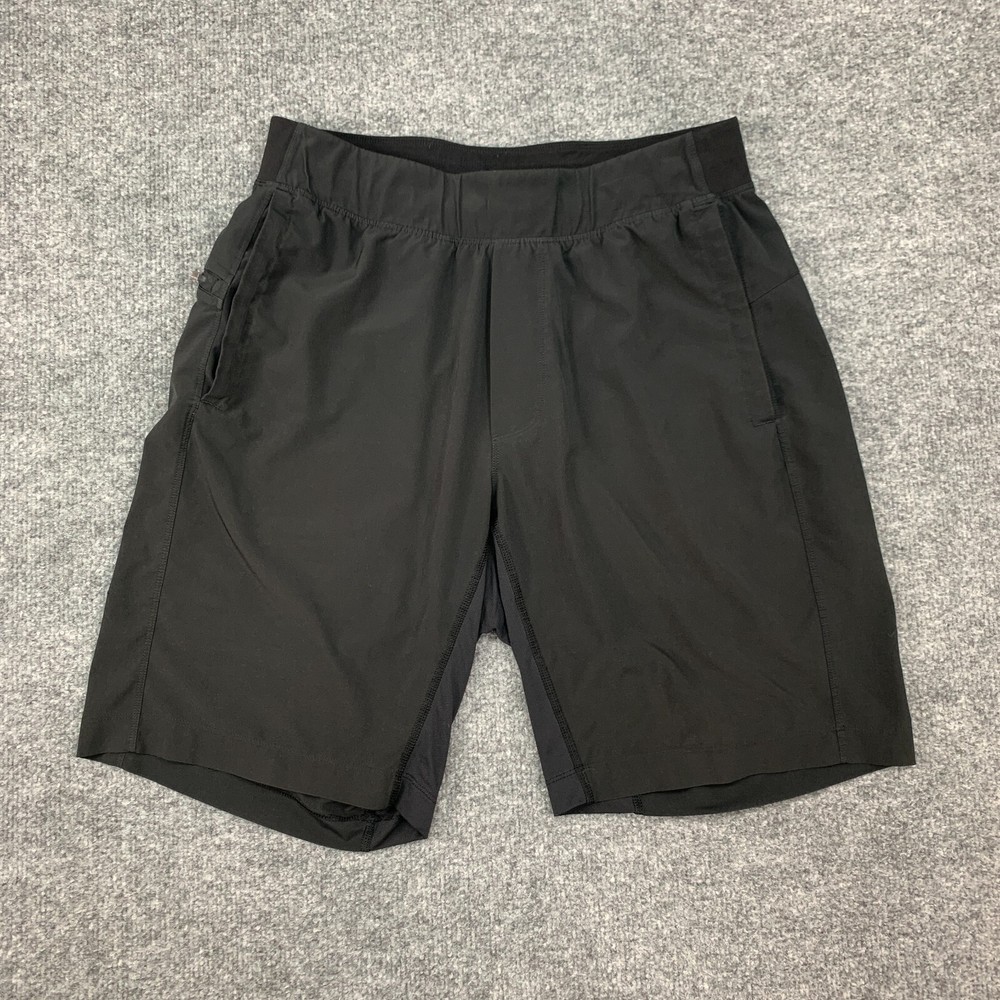 Lululemon Active Short Men M Medium Elastic Drawstring Waist Workout Lined *READ