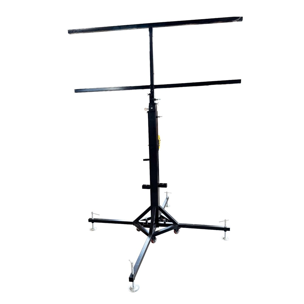 2Pcs 16 Positions Double-Layer 5.9-13Ft Stage Lighting Bracket Stage Light Stand
