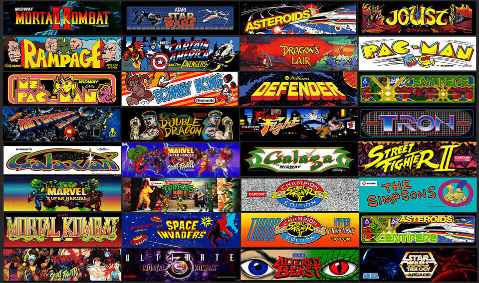 Marvel vs. Capcom Arcade Marquee/Sign (Arcade1Up 17.75" x 5")