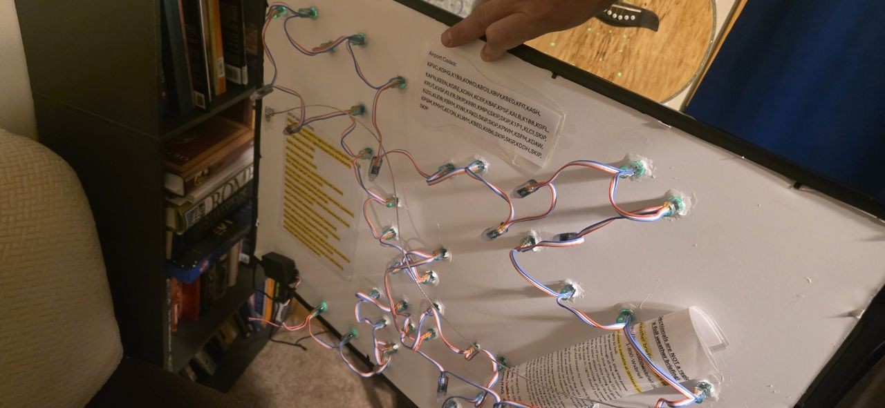 Live METAR Map - PPL Training - Flight School Learning Aid - General Aviation