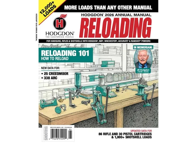 2026 Hodgdon Reload Annual Manual~AM26 11,000 loads soft cover new in package