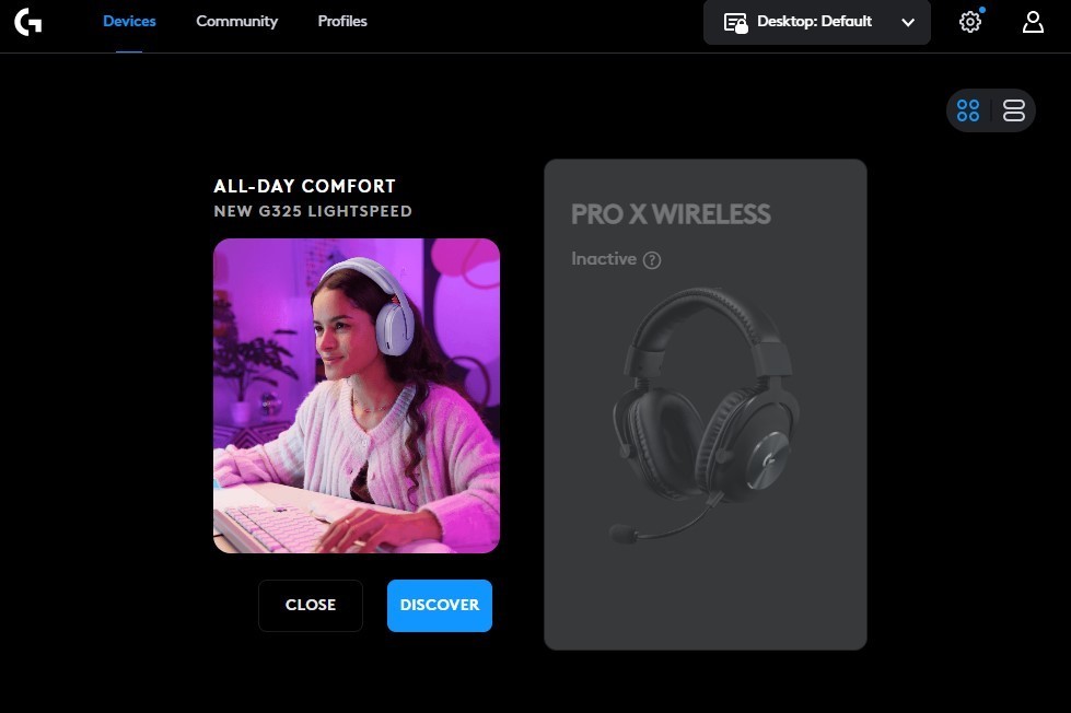 Logitech G PRO X Wireless Gaming Headset USB Dongle - BLACK