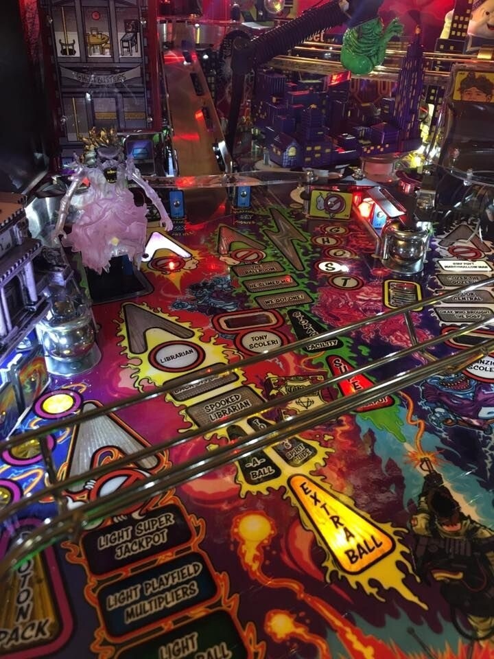 Ghostbusters GB Pinball Machine LIBRARIAN LED Mod Stern