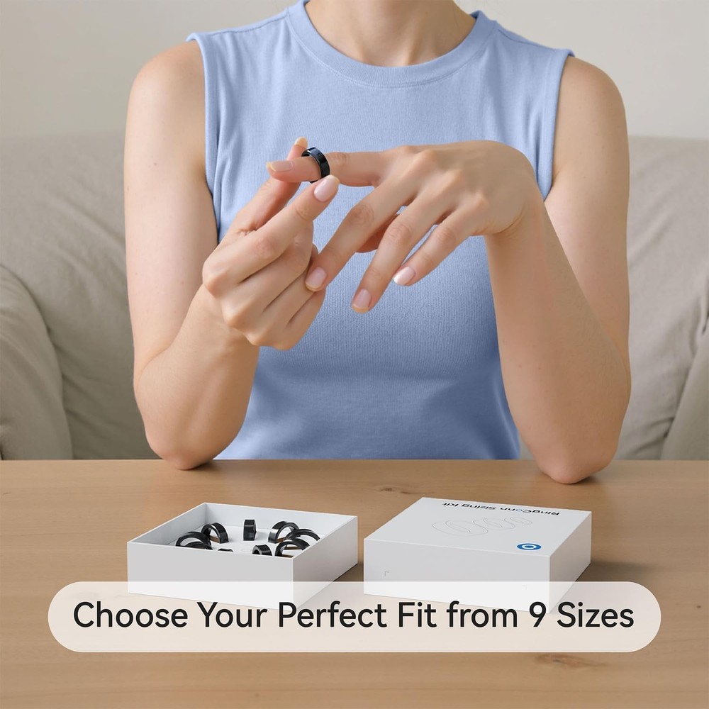 Smart Ring Size Measuring Kit - Gen 2 Compatibility for Comfortable Fit (6-14)