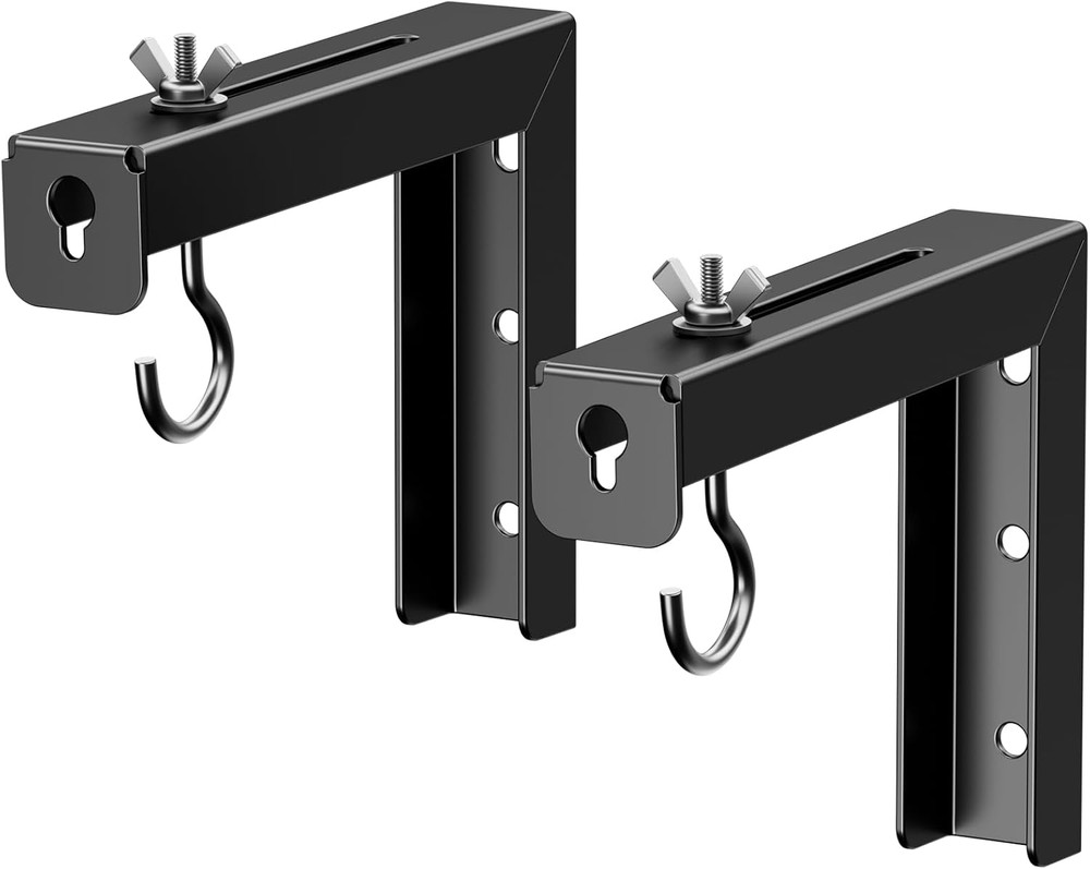 Universal Projector Screen Ceiling Mount L-Brackets, Wall Hanging Mount 6 inc...