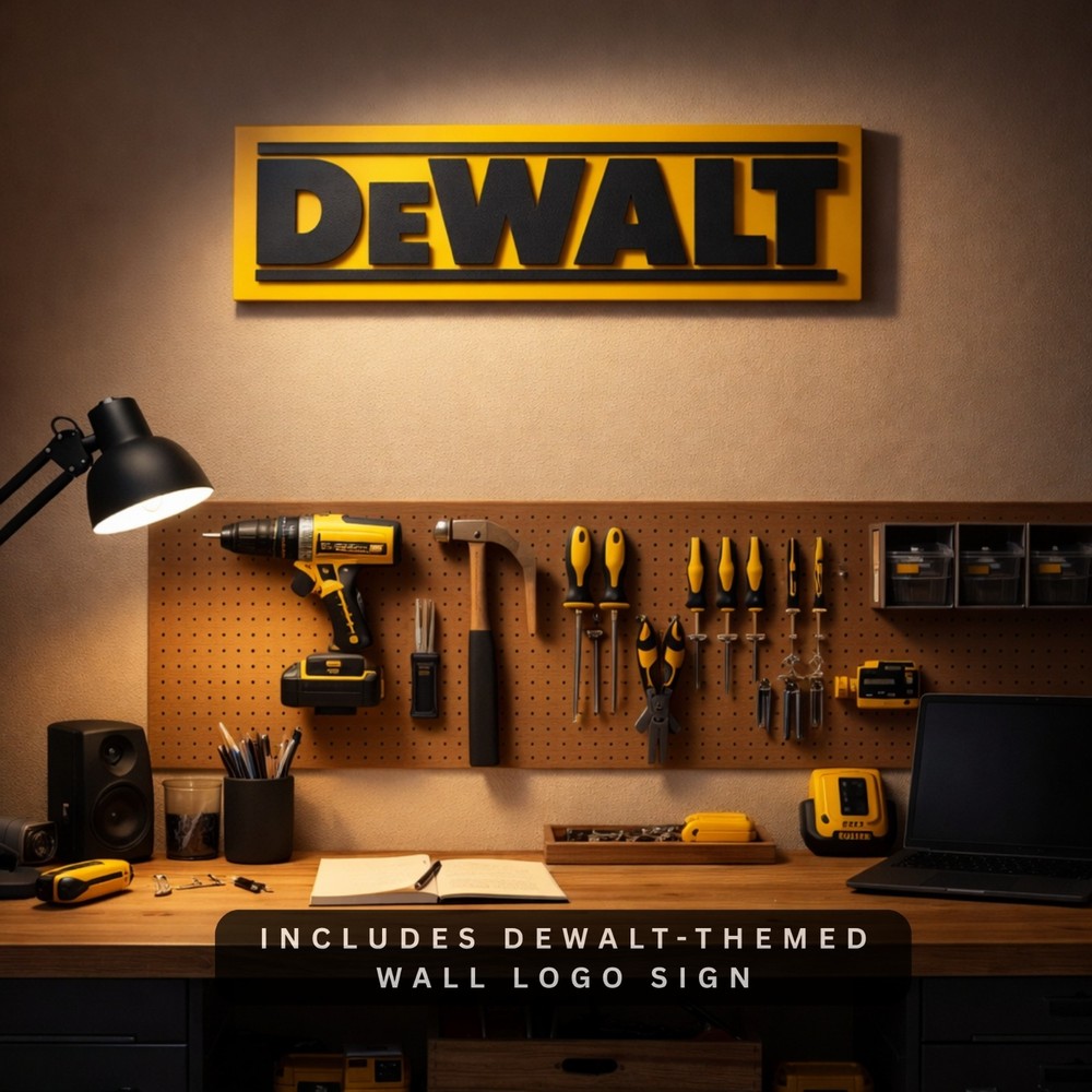 DeWalt Ultimate Garage Organizer System Tool Holder Battery Mount Storage Kit