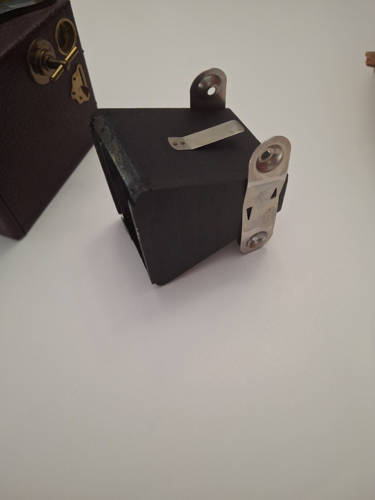 Antique Ansco No. 0 Buster Brown Special Box Camera With Original Box & Manual