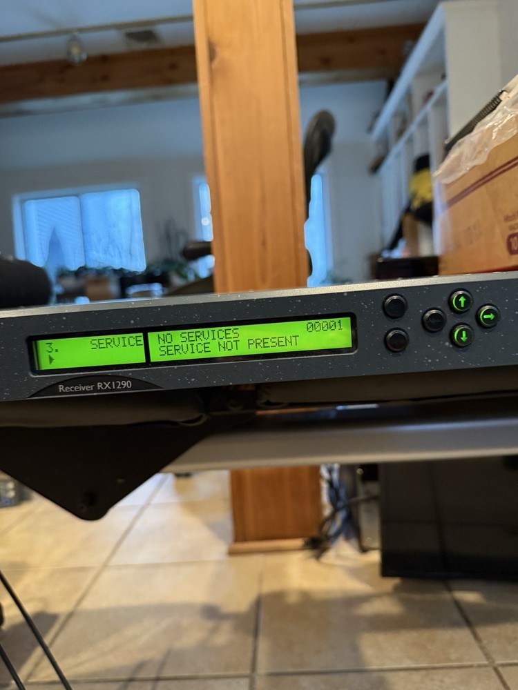 Tanners Ericsson RX1290 DVB-S/S2/ASI/IRD SAT Receiver Decoder