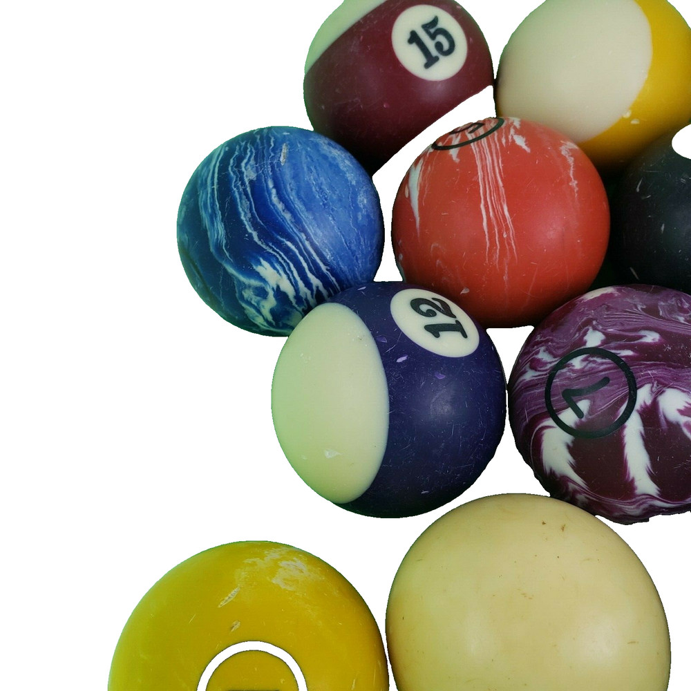 Vintage Pool Balls & Rack